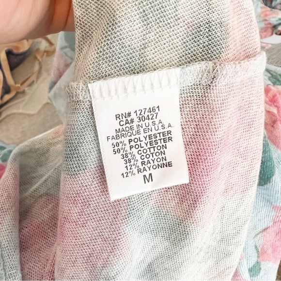 Wildfox Floral Blue Swim Cover Up Dress Size Medium M NWT - Picture 6 of 8